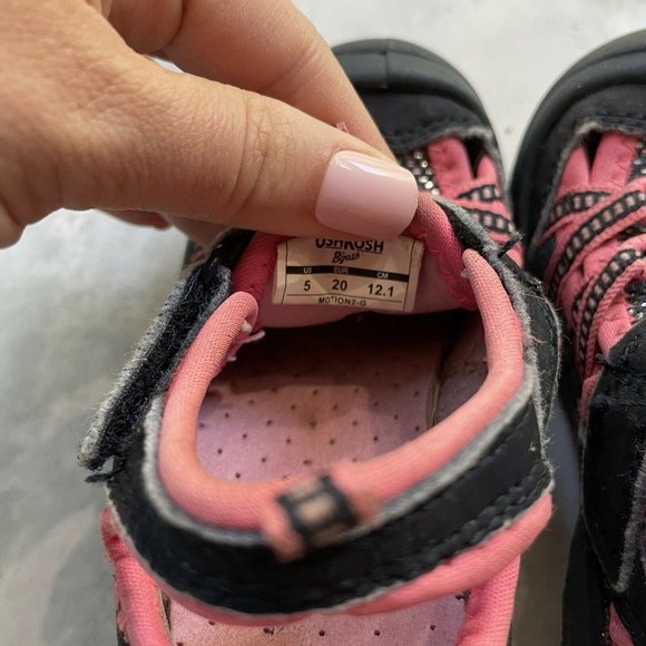 OshKosh B’gosh Girls Mesh Athletic Bumptoe Sandal‎ - Picture 6 of 6